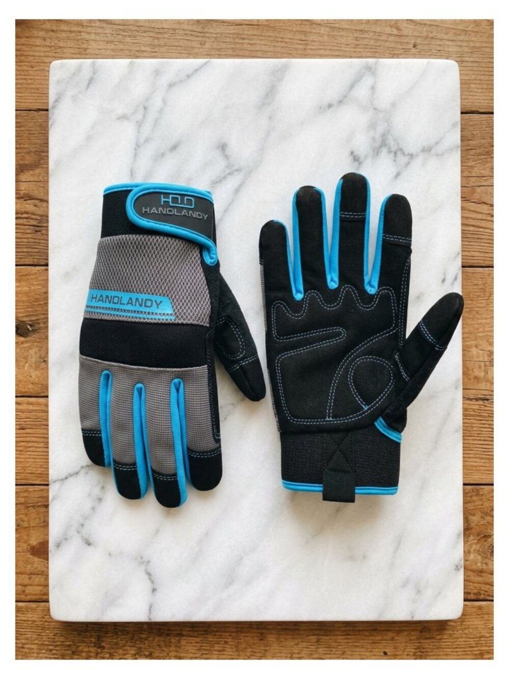 Work Gloves Touch Screen Synthetic Leather Padded Palm Mechanic